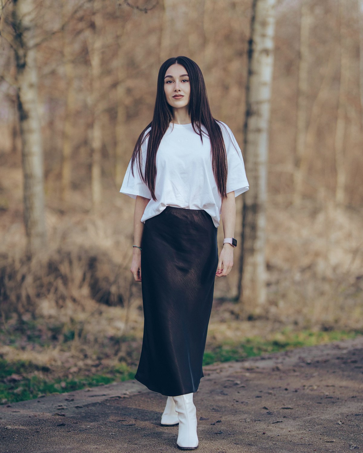 Falda midi Greta
