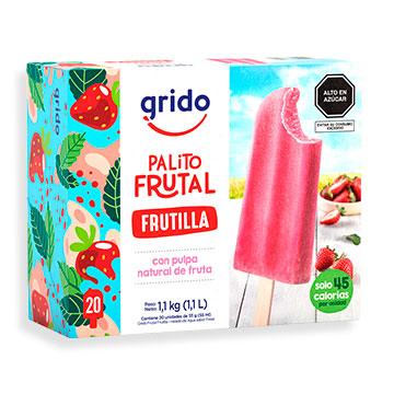 Caja x20 Palito Frutal Frutilla