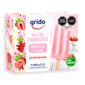 Caja x20 Palito Cremoso Frutilla