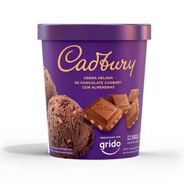 Tentación Cadbury con almendras