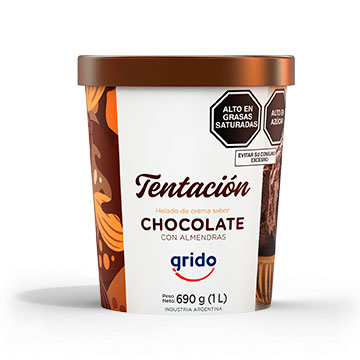 Tentación Chocolate con almendras