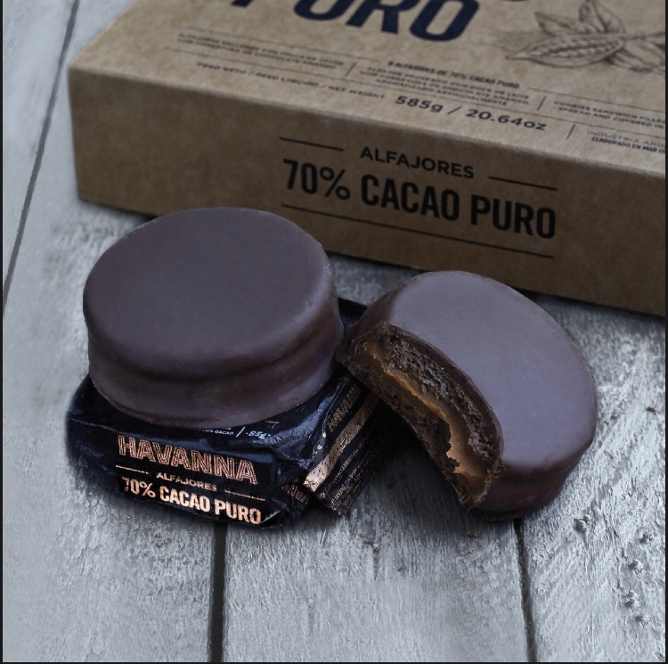 Alfajores de Cacao al 70%