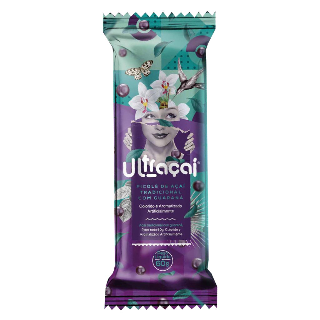 Picolé de açaí con guaraná