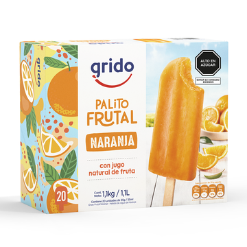 Caja x20 Palito Frutal Naranja