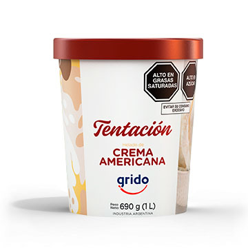 Tentación Crema americana