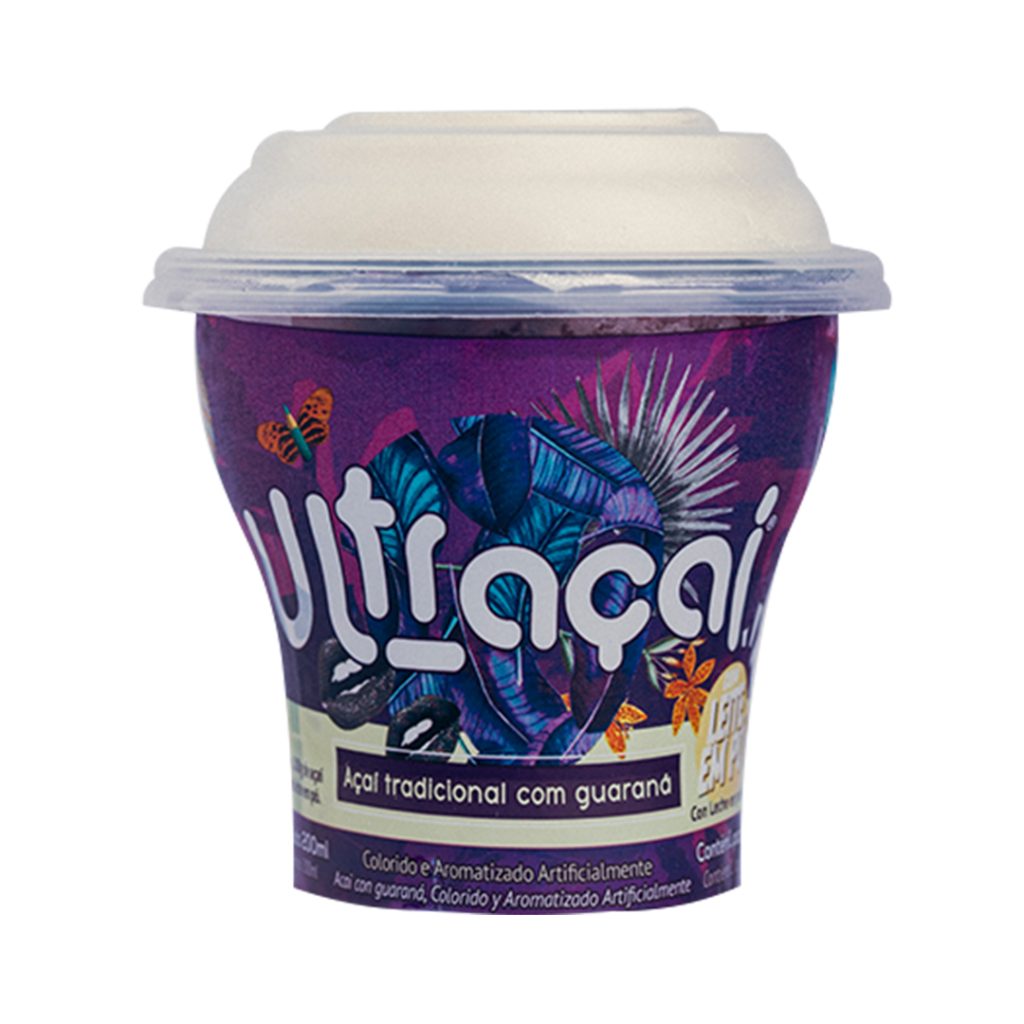 Vaso de açaí leche en polvo 200 ml